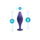 Anal Adventures Matrix Swirling Bling Butt Plug