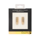 Ouch Magnetic Nipple Clamps Diamond Bullet Gold